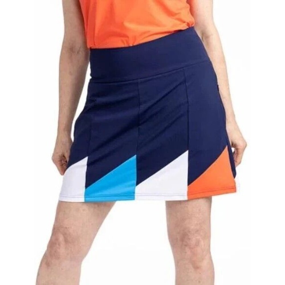 Kinona Straight Line Golf Skort Navy Blue New W Tags Size Small Pickle ball